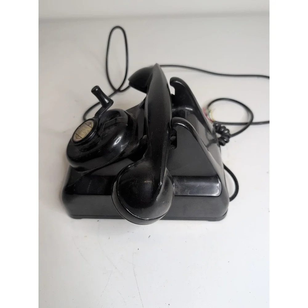 Vintage Leich Magneto Hand Crank Telephone 901c 8 59 R469